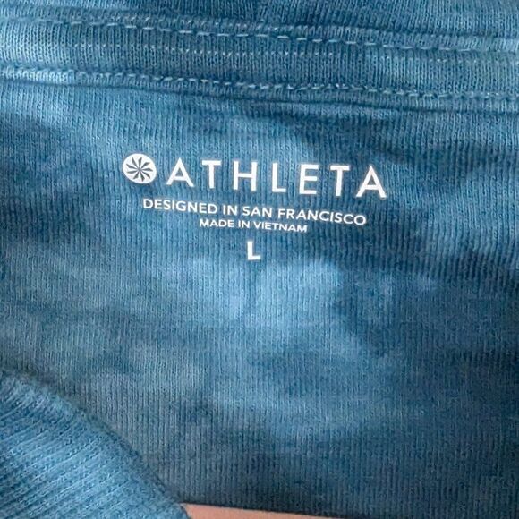 Athleta | Sundown Tie Dye Hoodie Sweatshirt Size Large - Picture 5 of 8